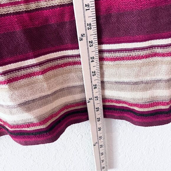 Lauren Ralph Lauren Sleeveless Sweater Tank Top Size PL Linen Striped Women’s - Picture 2 of 5